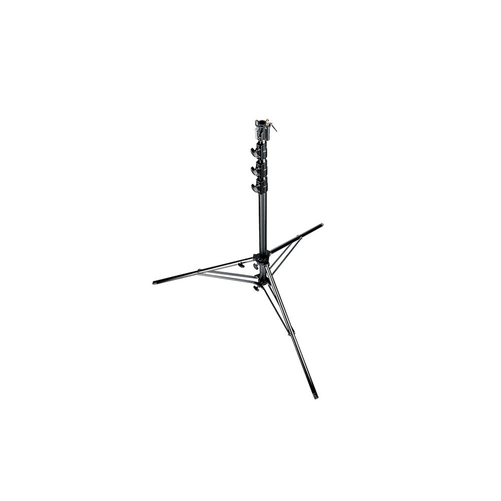 Czarny aluminiowy 4-sekcyjny super statyw z 1 nogą poziomującą Manfrotto - 

Stabilny i bezpieczny dzięki podwójnemu