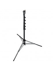 6-Sections High Super Stand 1 Levelling Leg Black Aluminium Manfrotto - 
Wytrzymały profesjonalny statyw oświetleniowy
Stabilny