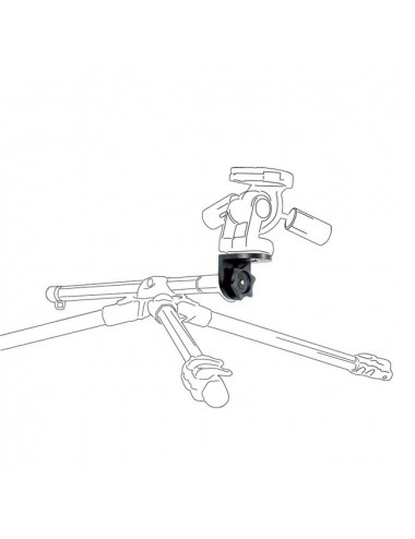 Adapter kątowy 90 st. do mocowania głowicy Manfrotto -  1