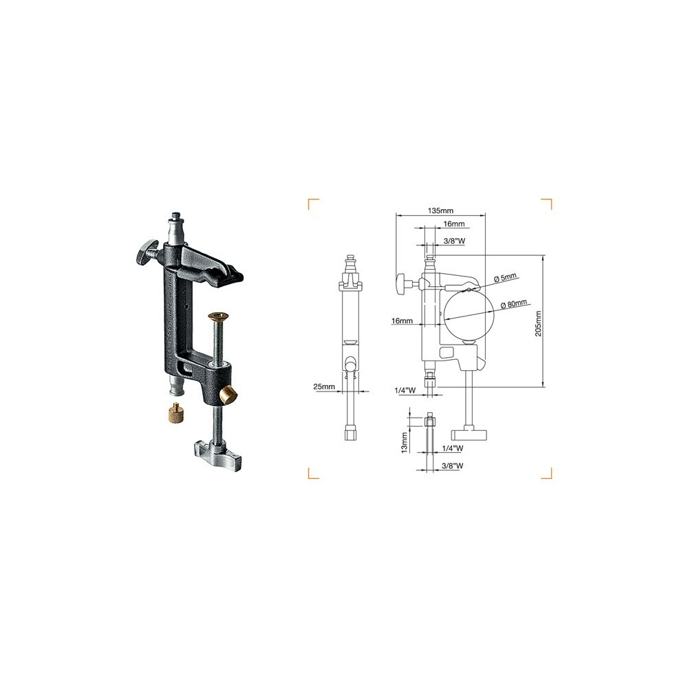 Klamra 5-80mm Quick Manfrotto -  1