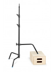 Stojak C z nogą przesuwną 30'' Blk 2.5m/8.3' Base & Column Avenger - 
Stojak C z nogą przesuwną 30'' z czarnej stali