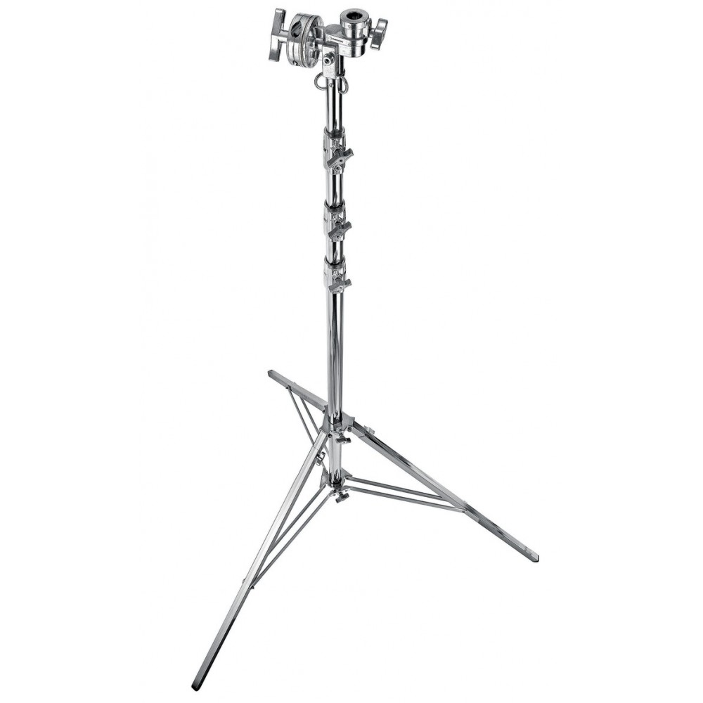 Statyw podwieszany 65 CS Large Wide Base 4R 6.5m/21.3' Avenger - 
Srebrny statyw górny z wbudowaną głowicą chwytającą i