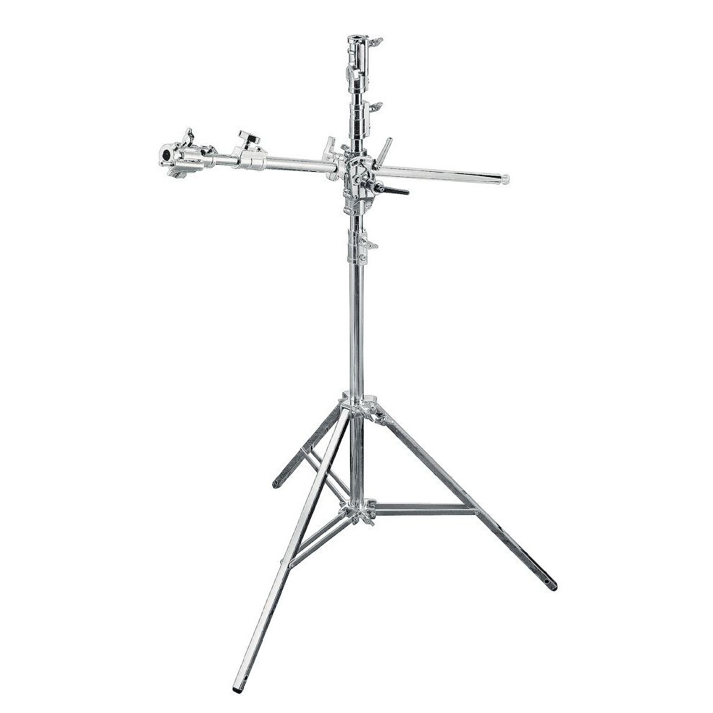 Boom Stand 50 Steel Avenger - Statyw z 4 sekcjami i 3 taśmami nośnymi
Może być używany jako statyw oświetleniowy lub