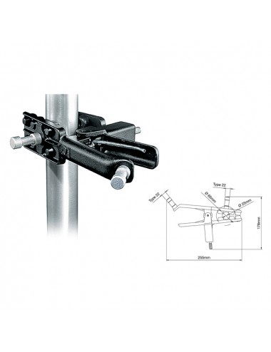 REGULOWANY UCHWYT Avenger - uchwyt gaflowy od 25 mm do 65 mm zapewniający dużą wszechstronność Regulowane szczęki zapewniają