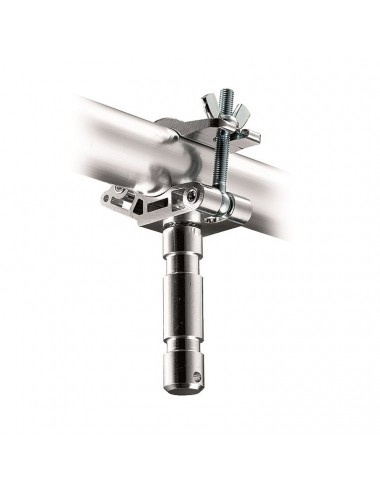 Złączka oczkowa MP Clamp z króćcem/28mm/1 1/8'', Ø 42-52mm Avenger - 
Wykonany z aluminium w srebrnym wykończeniu
Szczęki