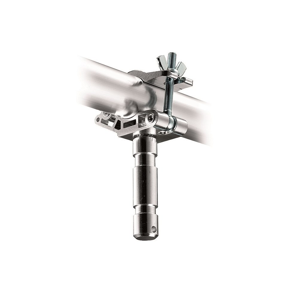 Złączka oczkowa MP Clamp z króćcem/28mm/1 1/8'', Ø 42-52mm Avenger - 
Wykonany z aluminium w srebrnym wykończeniu
Szczęki