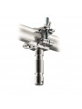 Złączka oczkowa LP Clamp z króćcem 28mm/1 1/8'', 48-52mm Ø Avenger - 
Wykonana z aluminium w srebrnym wykończeniu
Szczęki