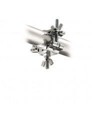 Łącznik LP EYE COUPLER W/M12 BOLT+NUT Avenger - 
Wykonany z aluminium w srebrnym wykończeniu
Szczęki zaciskają się na rurach w