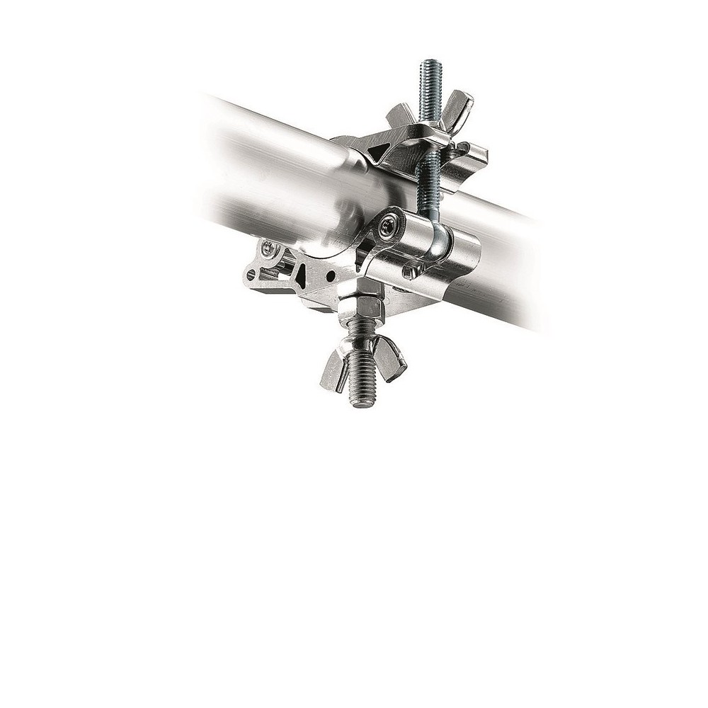 Łącznik LP EYE COUPLER W/M12 BOLT+NUT Avenger - 
Wykonany z aluminium w srebrnym wykończeniu
Szczęki zaciskają się na rurach w