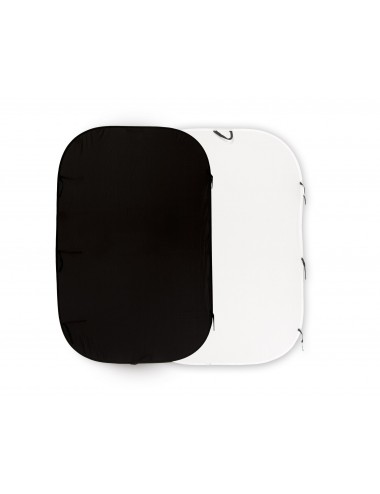 Tło Plain 1.8x2.75m Czarne/Białe Lastolite by Manfrotto - Dwustronna Przenośny i szybki w konfiguracji Składany do jednej trzeci