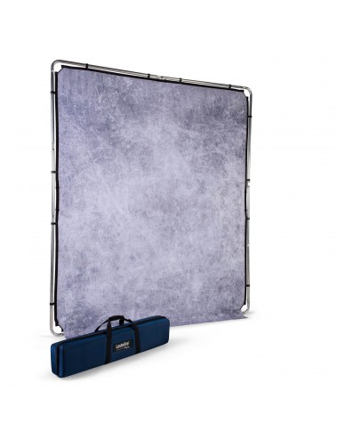 EzyFrame Vintage Tło 2x2,3m Beton Lastolite by Manfrotto - Rama aluminiowa do szybkiego montażu Klip na okładce betonowej Sztywn