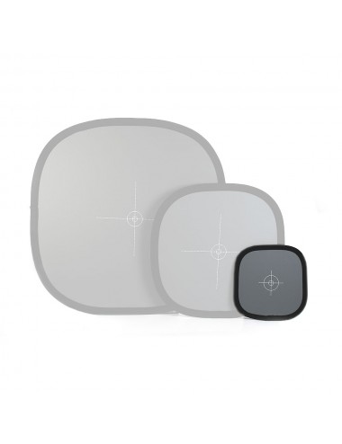 Ezybalance 30cm 18% Grey/White Lastolite by Manfrotto - Dwustronna szaro-biała kartka Zapada się do jednej trzeciej pierwotnego 