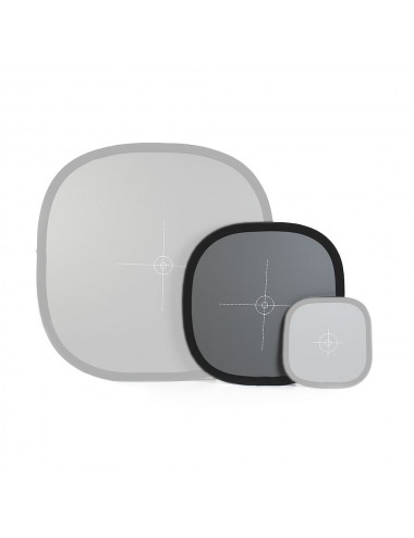 Ezybalance 50cm 18% Grey/White Lastolite by Manfrotto - Dwustronna szaro-biała karta Zwija się do jednej trzeciej pierwotnego ro