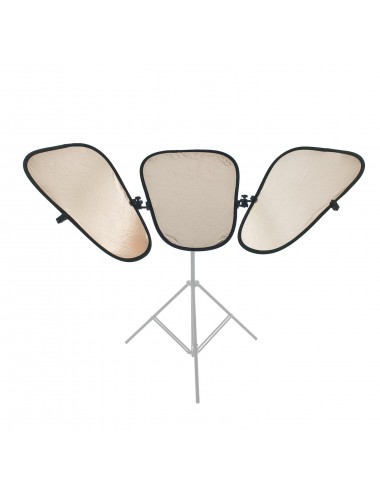 Triflector MKII Frame + Sunfire/Silver Panele Lastolite by Manfrotto - 
Idealny do makijażu i zdjęć mody
Wyróżnia się