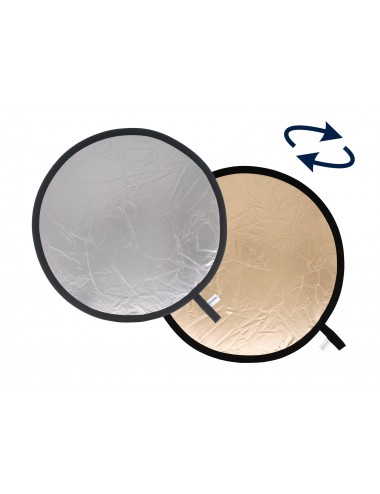 Blenda składana 95cm Sunfire/Silver Lastolite by Manfrotto - Składany i odwracalny Torba transportowa w zestawie Zwija się do je