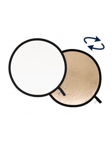 Blenda składana 120cm Sunfire/White Lastolite by Manfrotto - Składany i odwracalny Podwójnie powlekana powierzchnia odbijająca D