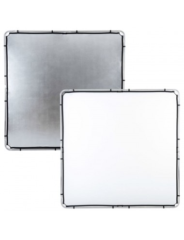 Skylite Rapid Cover duży 2 x 2m srebrny/biały Lastolite by Manfrotto - Dla fotografa lokalizacji Kompatybilny z szybkimi ramami 