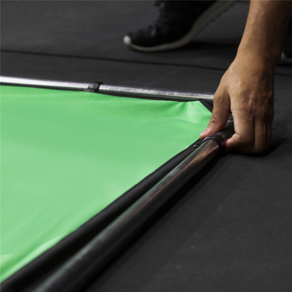 StudioLink Chroma Green 3x3m Kit - Rama + Tło Lastolite by Manfrotto -  4