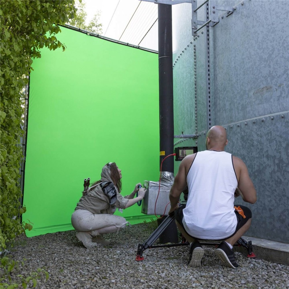 StudioLink Chroma Green 3x3m Kit - Rama + Tło Lastolite by Manfrotto -  11