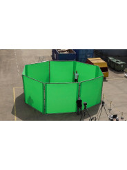 StudioLink Chroma Green 3x3m Kit - Rama + Tło Lastolite by Manfrotto -  14