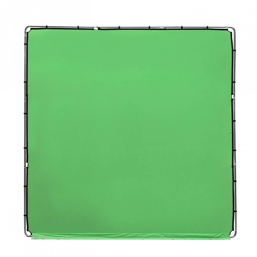 StudioLink Chroma Key zielony pokrowiec 3 x 3m Lastolite by Manfrotto - Duży ekran klucza chromatycznego 3 x 3 m (10' x 10') 6-c