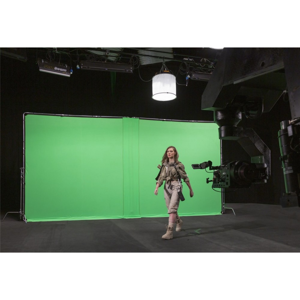 StudioLink Chroma Key zielony pokrowiec 3 x 3m Lastolite by Manfrotto - Duży ekran klucza chromatycznego 3 x 3 m (10' x 10') 6-c