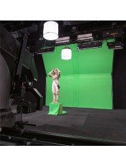 StudioLink Chroma Key zielony pokrowiec 3 x 3m Lastolite by Manfrotto - Duży ekran klucza chromatycznego 3 x 3 m (10' x 10') 6-c