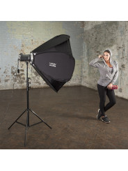 Ezybox Pro Octa Medium 80cm Softbox oświetleniowy Lastolite by Manfrotto - Niezwykle lekki i wytrzymały Pasuje do studyjnych lam