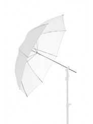 Parasol Półprzezroczysty 99 cm Biały Lastolite by Manfrotto - Białe przezroczyste przestrzelone Wał 8mm Białe odbicie PVC 1