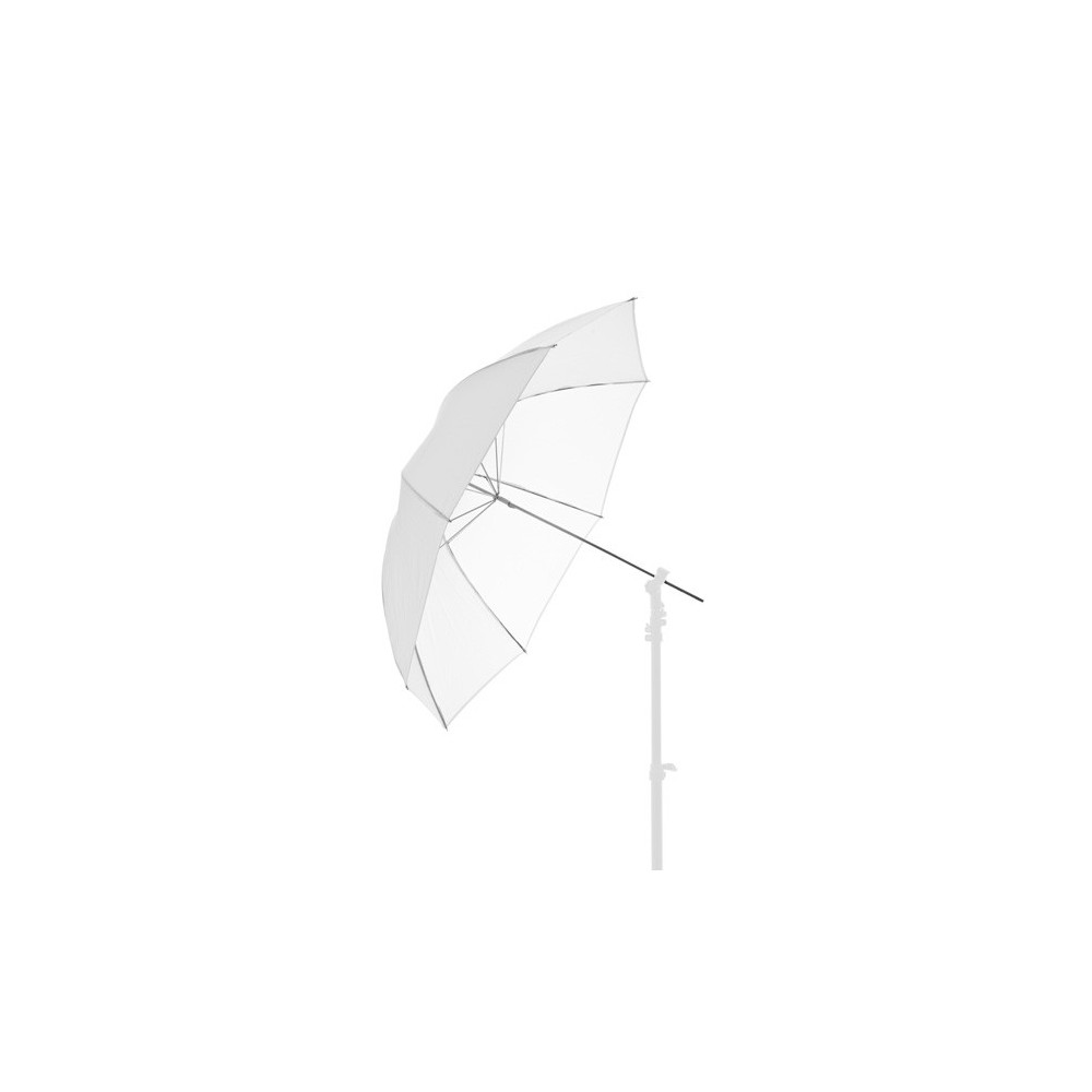 Parasol Półprzezroczysty 99 cm Biały Lastolite by Manfrotto - Białe przezroczyste przestrzelone Wał 8mm Białe odbicie PVC 1