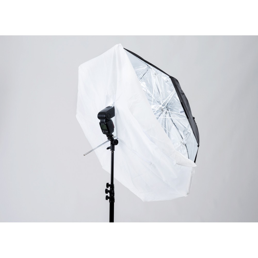 8:1 Parasol Lastolite by Manfrotto - funkcjonalność parasola i softboxa Zawiera etui do przenoszenia Rama z włókna szklanego 5