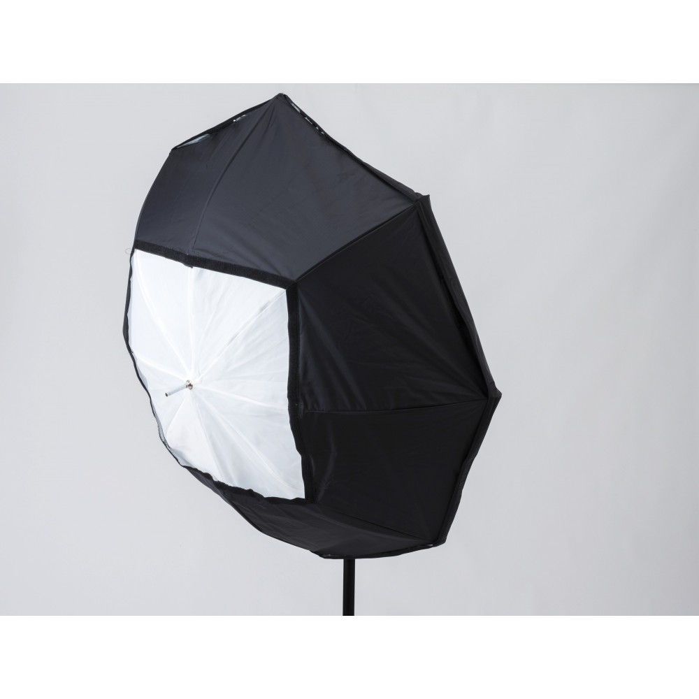 8:1 Parasol Lastolite by Manfrotto - funkcjonalność parasola i softboxa Zawiera etui do przenoszenia Rama z włókna szklanego 8