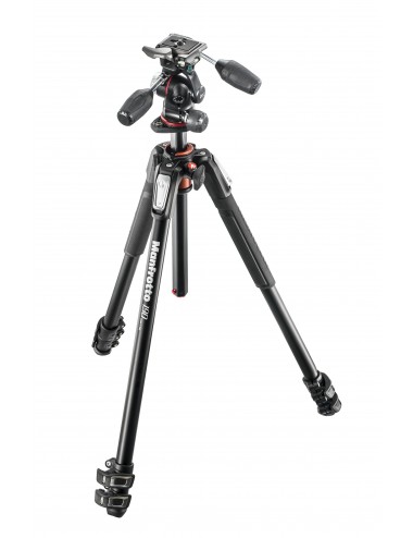 Statyw MT190XPRO3 z głowicą MHXPRO-3W Manfrotto -  1