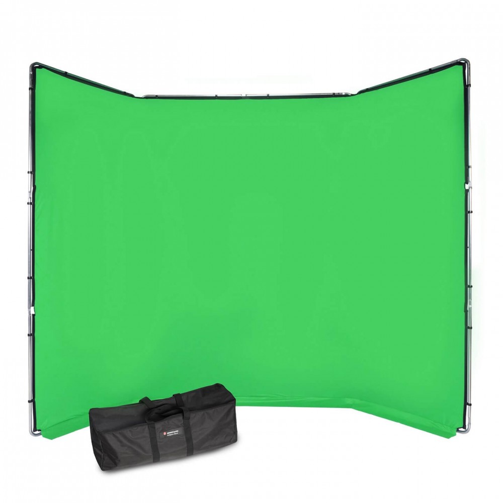 Chroma Key FX 4x3m Tło + Rama + Torba - Zielone Manfrotto -  1