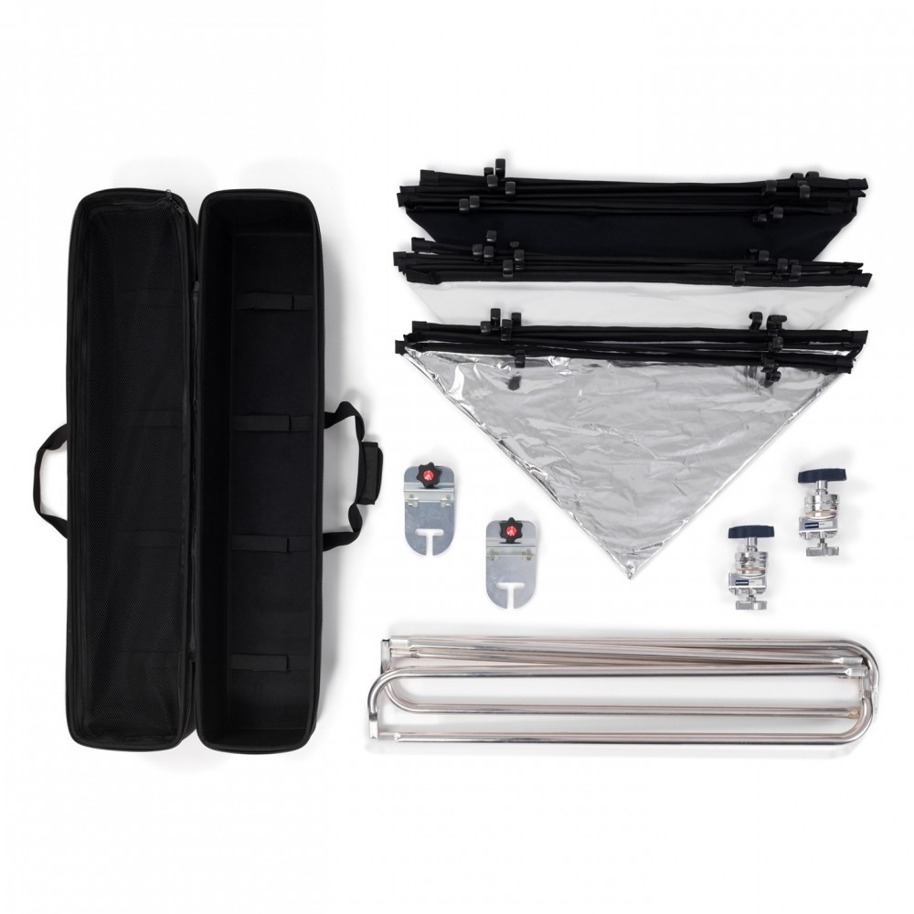 Pro Scrim All In One Kit 1.1 x 2 Medium Manfrotto -  2