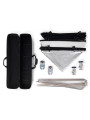 Pro Scrim All In One Kit 2 x 2 Large Manfrotto - Pro Scrim Stworzony, aby uchwycić wyobraźnię kreatywnych twórców obrazów Lekki,