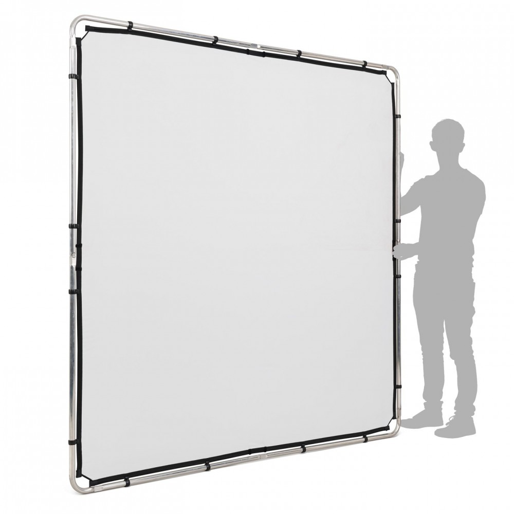 Pro Scrim All In One Kit 2 x 2 Large Manfrotto - Pro Scrim Stworzony, aby uchwycić wyobraźnię kreatywnych twórców obrazów Lekki,