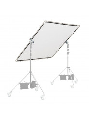 Pro Scrim All In One Kit 2 x 2 Large Manfrotto - Pro Scrim Stworzony, aby uchwycić wyobraźnię kreatywnych twórców obrazów Lekki,