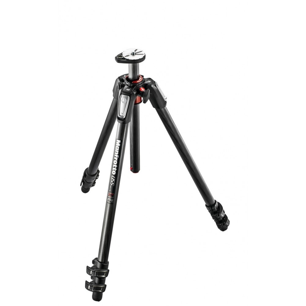 Statyw 055 XPRO Carbon 3 sek. Manfrotto - Łatwa, solidna konfiguracja dzięki systemowi Quick Power Lock Fotografuj z różnych per