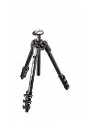 Statyw 055 XPRO Carbon 4 sek. Manfrotto - Fotografuj z nowych perspektyw dzięki systemowi kolumn 90° Szybka blokada zasilania za