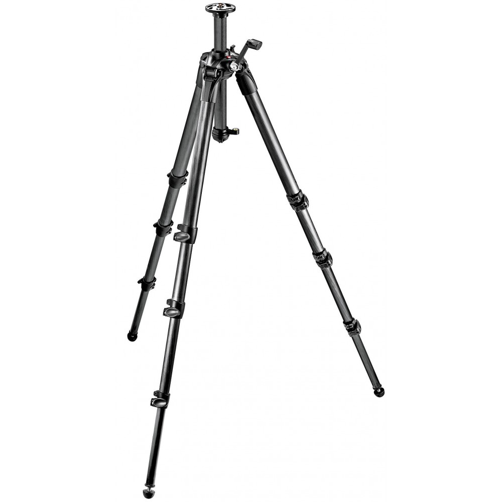 Statyw karbonowy 057 4 sekc. z kolumną na korbkę Manfrotto -  1